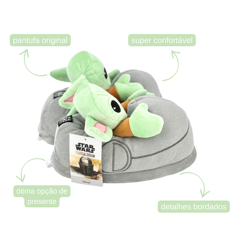 Pantufa Baby Yoda Conforto
