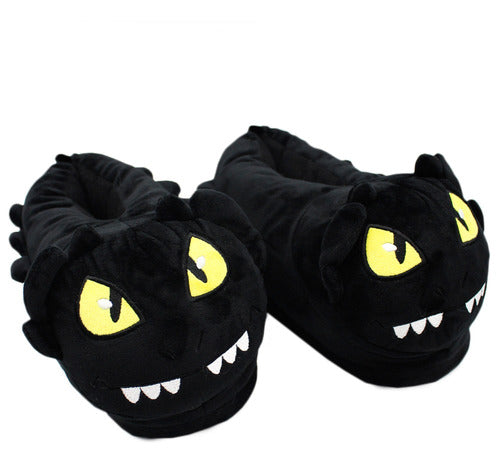 Pantufa Banguela 3D Dragão Preto Disney