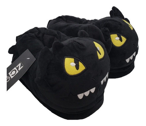 Pantufa Banguela 3D Dragão Preto Disney